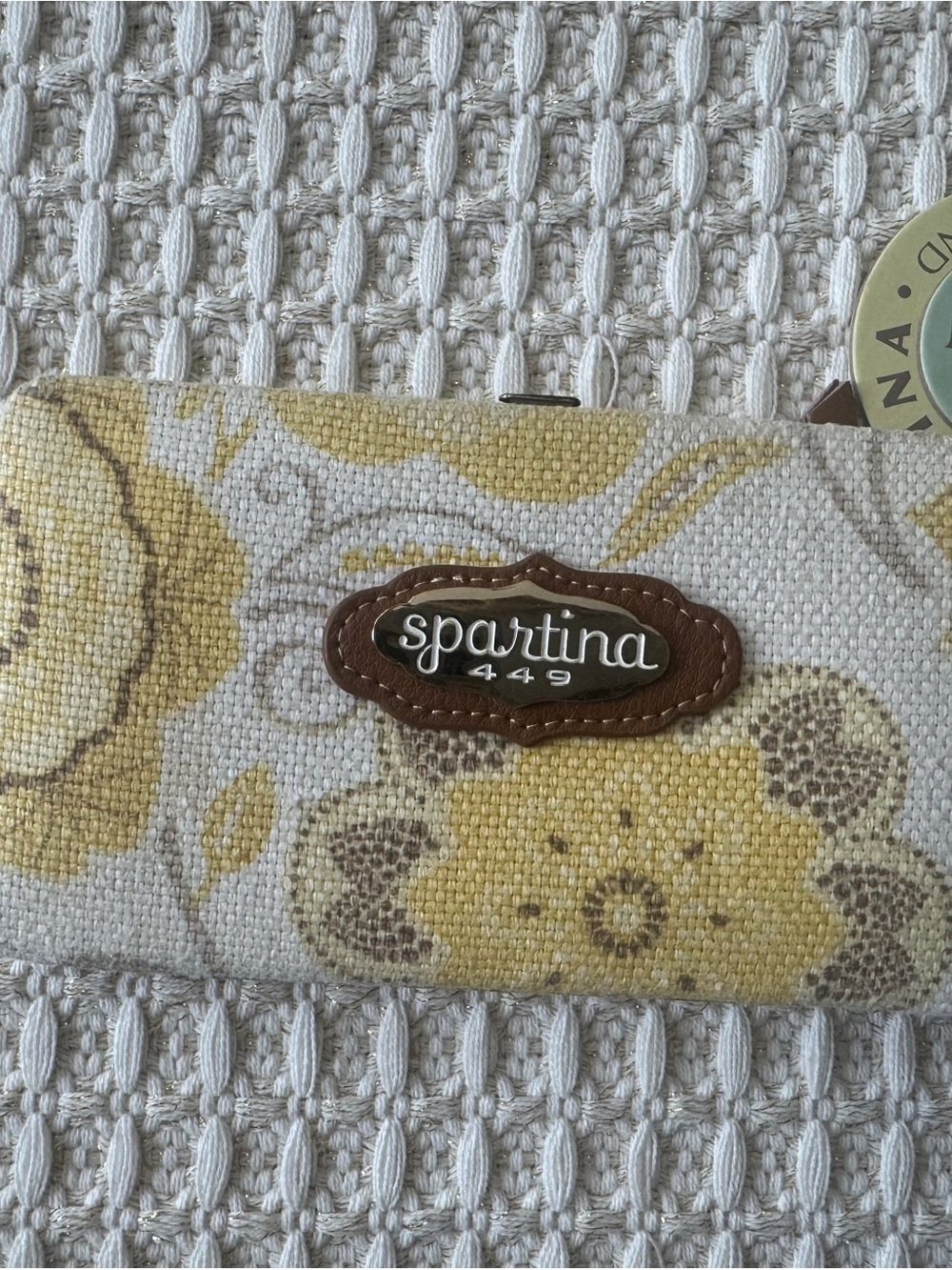 Spartina 449 Yellow and Brown Floral Women's Wallet
